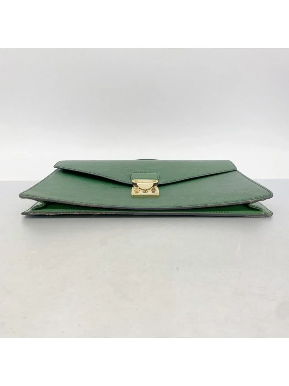 Louis Vuitton Briefcase Epi Porte Documents Bandouliere Borneo Green